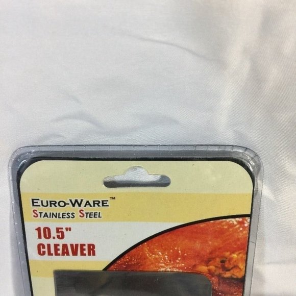 Euro Ware Stainless Steel 10.5 Cleaver - Picture 3 of 8